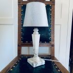 Bordslampa i marmor - ny sladd