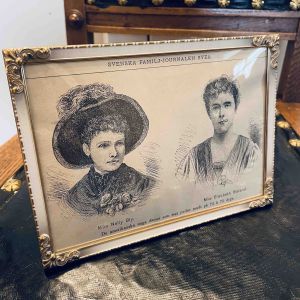 Ram dekorativ – motiv "Jordenruntresenärer"