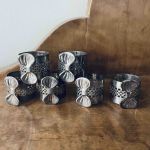 Set med 6 st servettringar