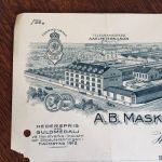 Kvitto fr 1925 - Maskinfabriken REX