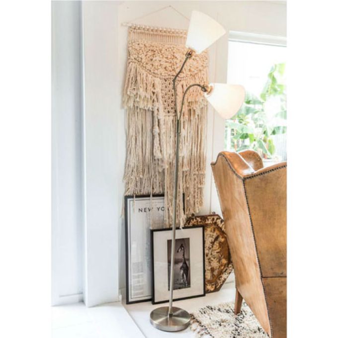 2-armad 2-armad Golvlampa Kurtan med böjbara armar