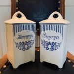 Paret Porslinsburkar Stora