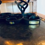 Paret smidesljusstakar svenskt hantverk