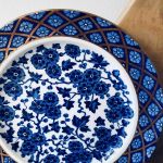 Set med 5 st assietter Ridgway Hawthornden - 1800-tal