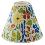 Skärm m toppringfäste - mönster Herbarium av Stig Lindberg - 4 färger