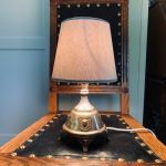 Bordslampa nysilver - ny sladd