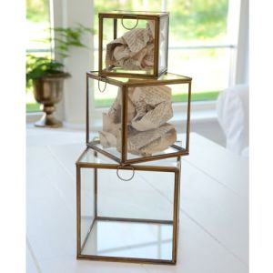 Luxury Boxes i Glas och Mässing