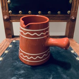 Keramikkanna brun glasyr - Kloster keramik Ystad