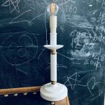 Bordslampa metall ny el