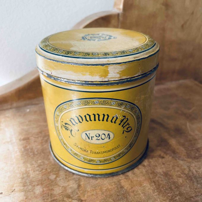 Plåtburk Havanna nr 2 - Nr 204 - Svenska Tobaksmonopolet