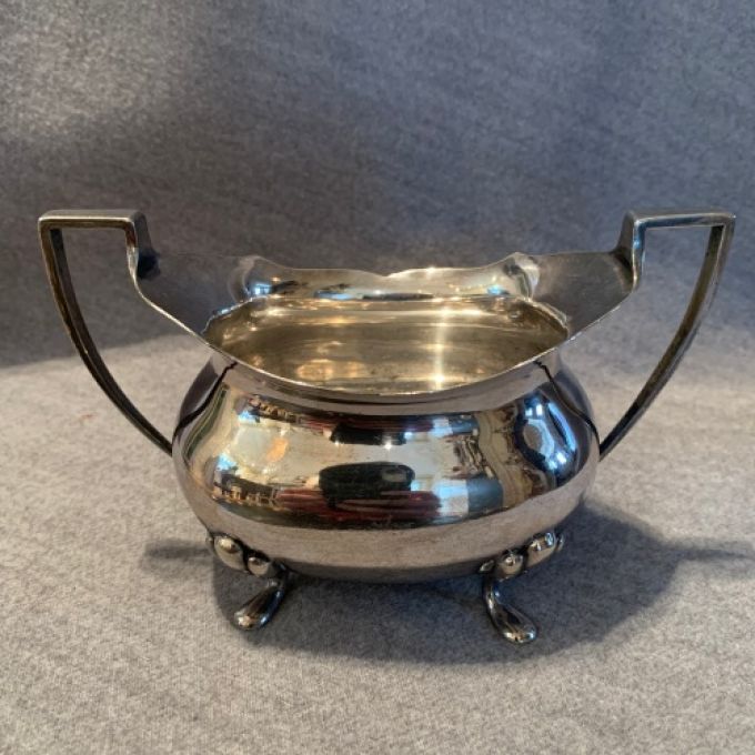 Sockerskål nysilver