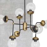 HYDRO taklampa - 2 storlekar - Klarglas eller Opalglas