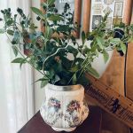 Kruka Vas med metallhandtag