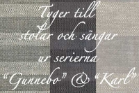 Tyger & Material till "Gunnebo" Sänggavlar