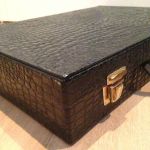 Väska Krokodilskinnsimitation 60/70-tal