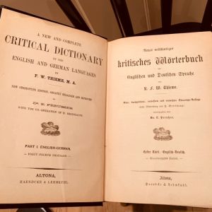 Fr 1856: Thieme Englisches Wörterbuch