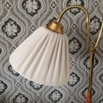 Lampskärm A-form med toppringfäste