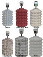 Lampfot Keramik Bubbles - 21 färger - 4 storlekar