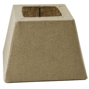 Skärm 4-kantig Linnetyg - 3 storlekar - 2 färger