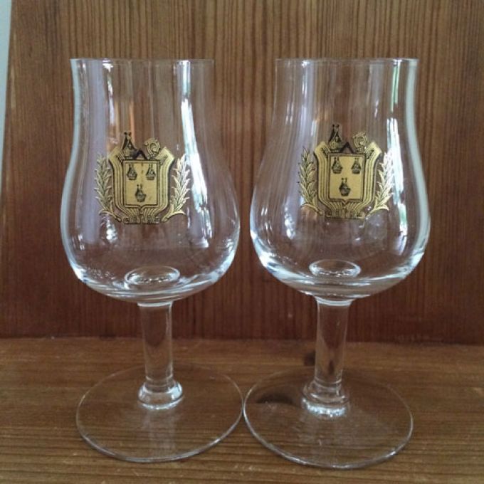 Paret små likörglas