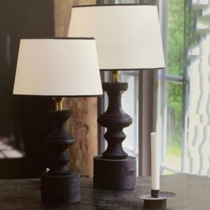 Lampfot Trä DOMINO - 2 färger - 2 storlekar