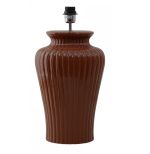 Lampfot Dahlia keramik glossy