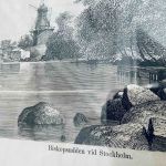 Äldre tryck Biskopsudden vid Stockholm