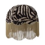 Lampskärm Zebra - både för tak och bord - 2 storlekar - 2 färger