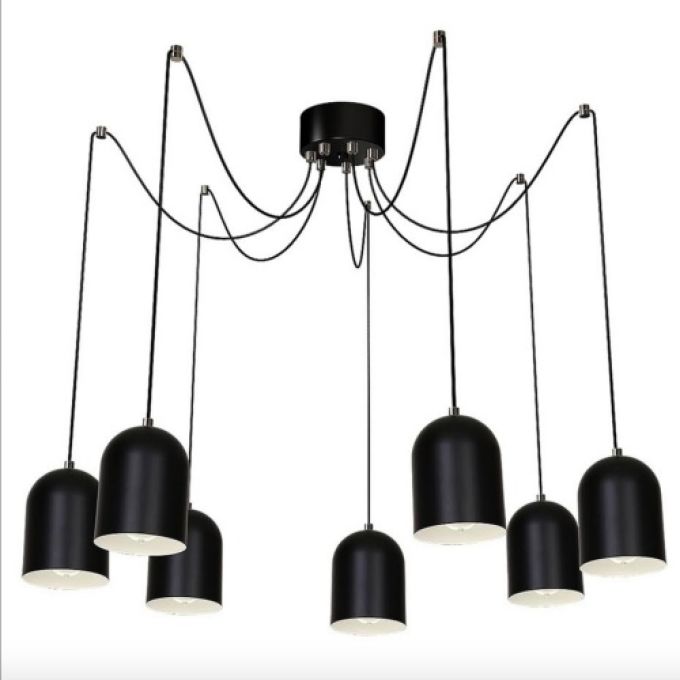 Taklampa Spider 7 armar