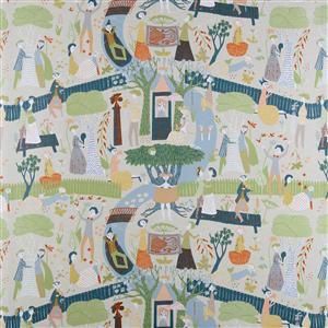 TYG Lustgård - Stig Lindberg - 2 färger - Trevira CS