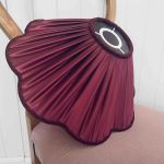 Lampskärm Veckad Satin