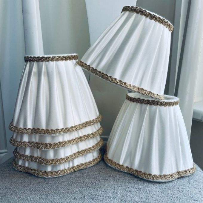 Lampskärm till takkrona eller lampett - Kupa Isabella - 2 storlekar - 6 färger