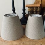 Lampskärm Laminerad Avlång Toppring - 14 färger - 4 storlekar