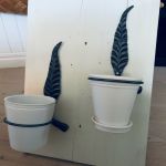 Paret lampetter för krukor etc