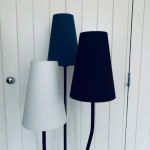 3-armad golvlampa 60-tal