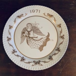 Paret julfat - Spode Christmas Plate