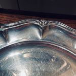 Bricka metall diameter ca 30 cm