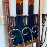 7-armad kandelaber nysilver