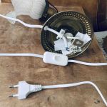 Vägglampa - ny sladd