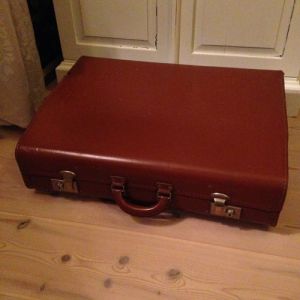 Resväska Brun Dubbla Handtag