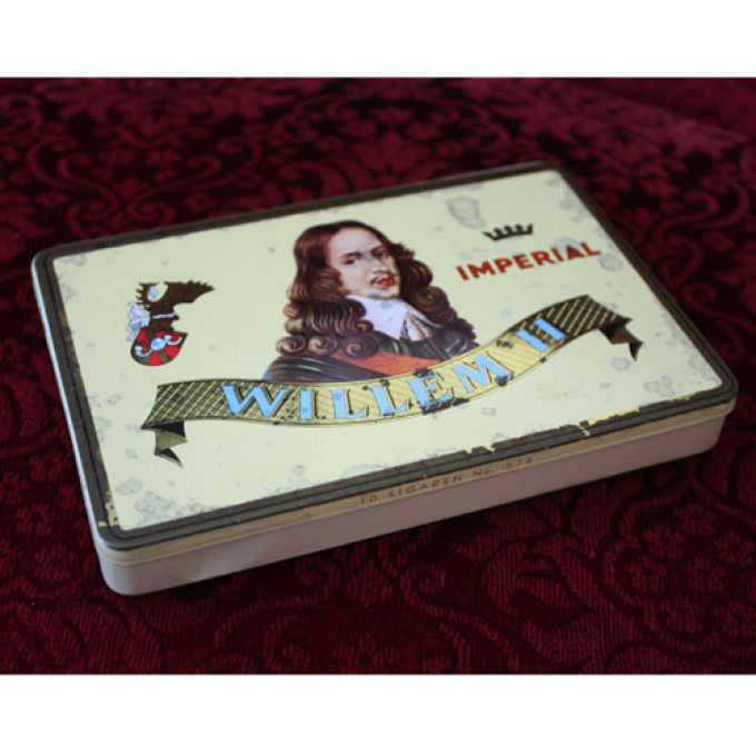 Cigarrask plåt m cigarrer