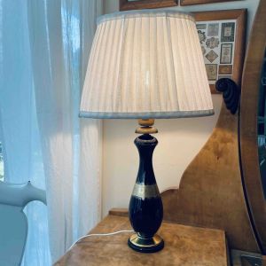 Lampfot glas blå - ny el