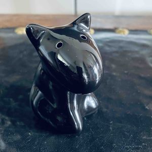 Salt- eller sockerströare Keramik Hund