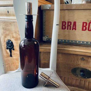 Paret ljushållare att sätta i flaskor