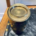 Antik mässingsburk English Breakfast Tea - Rare find!