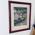 Originaletsning på koppar af E Åberg "Sommar"