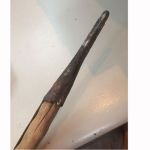 Antik käpp med smidesfot