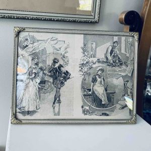 Ram dekorativ – motiv "Madame Pompadour"