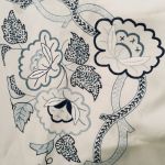 Duk broderad 185*170 cm