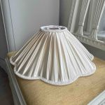 Lampskärm Veckad Satin